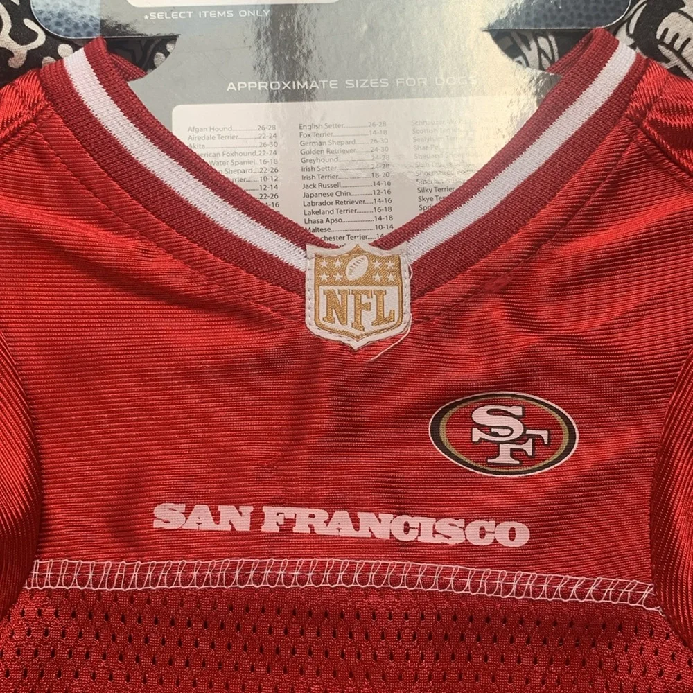 NFL 49ers Pet Jersey